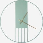 Aurelien - Μεταλλικό ρολόι τοίχου - 60 cm - Πράσινο