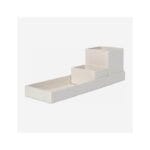 ADA desk organizer boxes gray