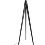 TRIPOD βάση φωτιστικού δαπέδου Υ148εκ, μαύρο ξύλο