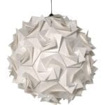 APERTURE Δ65 χάρτινο κρεμαστό φωτιστικό 65 εκ λευκό