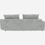 Catane – Γωνιακός δεξιός καναπές από ύφασμα Alba – Gris brume - Image 2