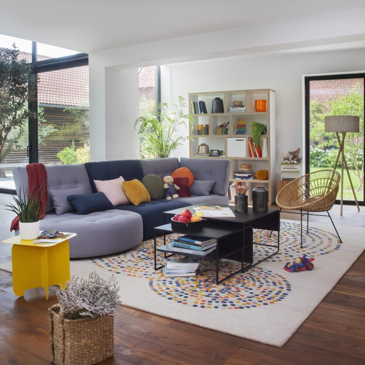 Idylle Handmade wool rug - 170 x 240 cm - Multicolor - Studio Habitat design - Image 7