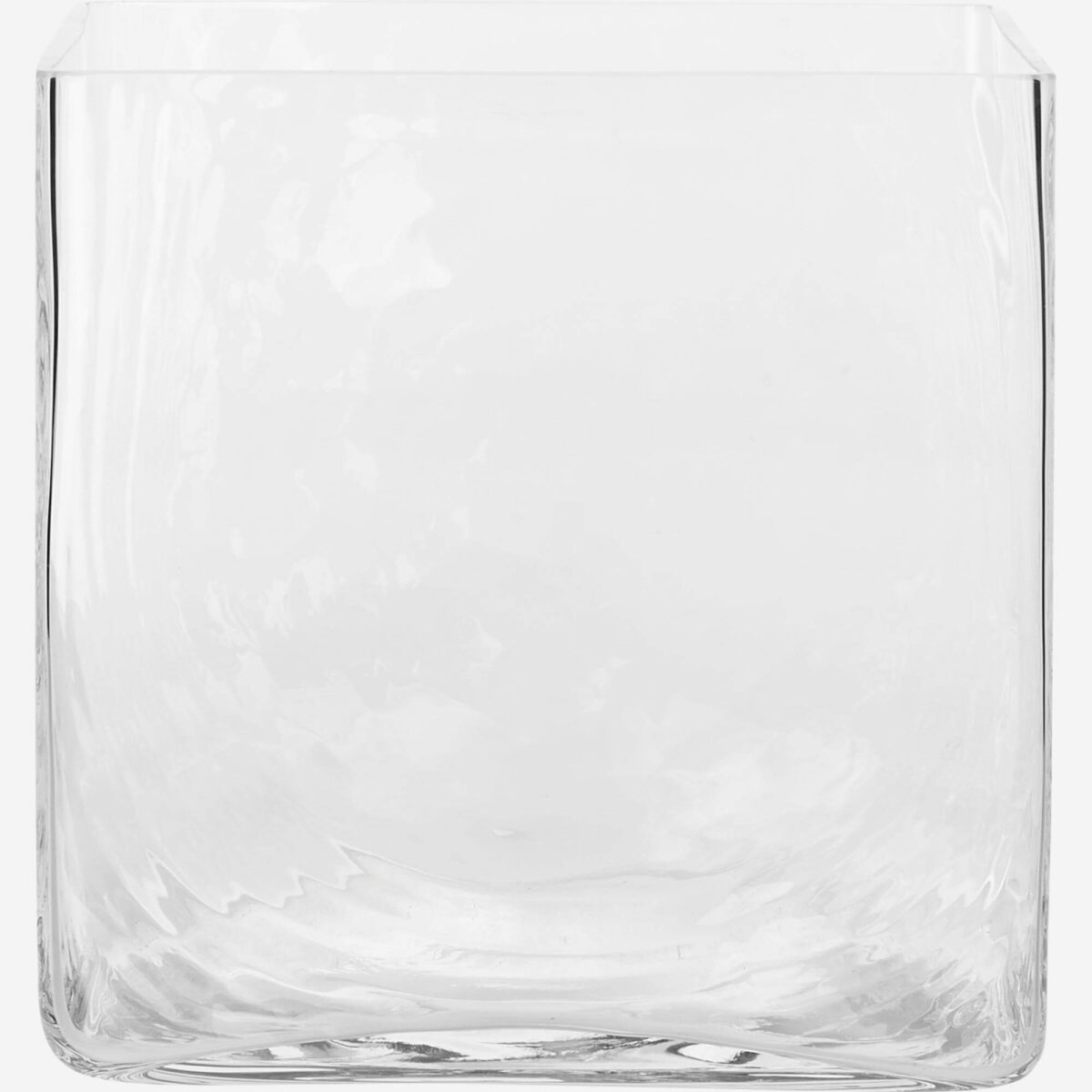 Nebuleuse Τετράγωνο γυάλινο βάζο - 22 cm - Διαφανές - Image 2