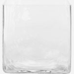 Nebuleuse Τετράγωνο γυάλινο βάζο - 22 cm - Διαφανές - Image 2