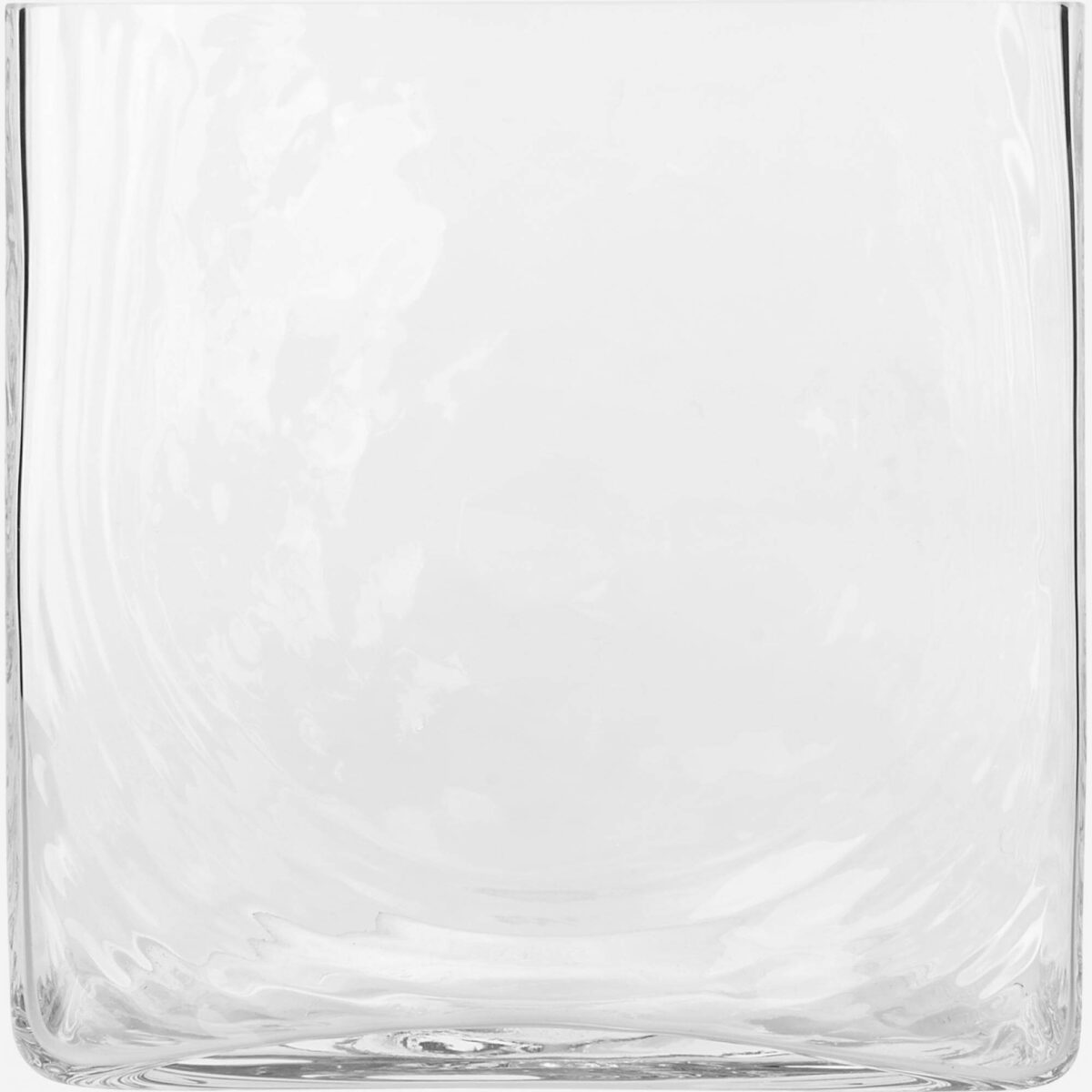 Nebuleuse Τετράγωνο γυάλινο βάζο - 22 cm - Διαφανές - Image 3