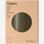COLORS Khaki candle 7.5 x 10CM - Image 3