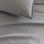 Skye Cotton duvet cover - 220 x 240 cm - Grey - Image 4