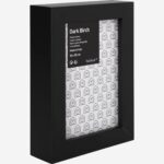 Dark birch Wooden frame - 10 x 15 cm - Black