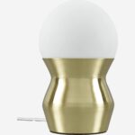 Izmo II Mini table lamp made of glass and metal - 19 cm - Gold