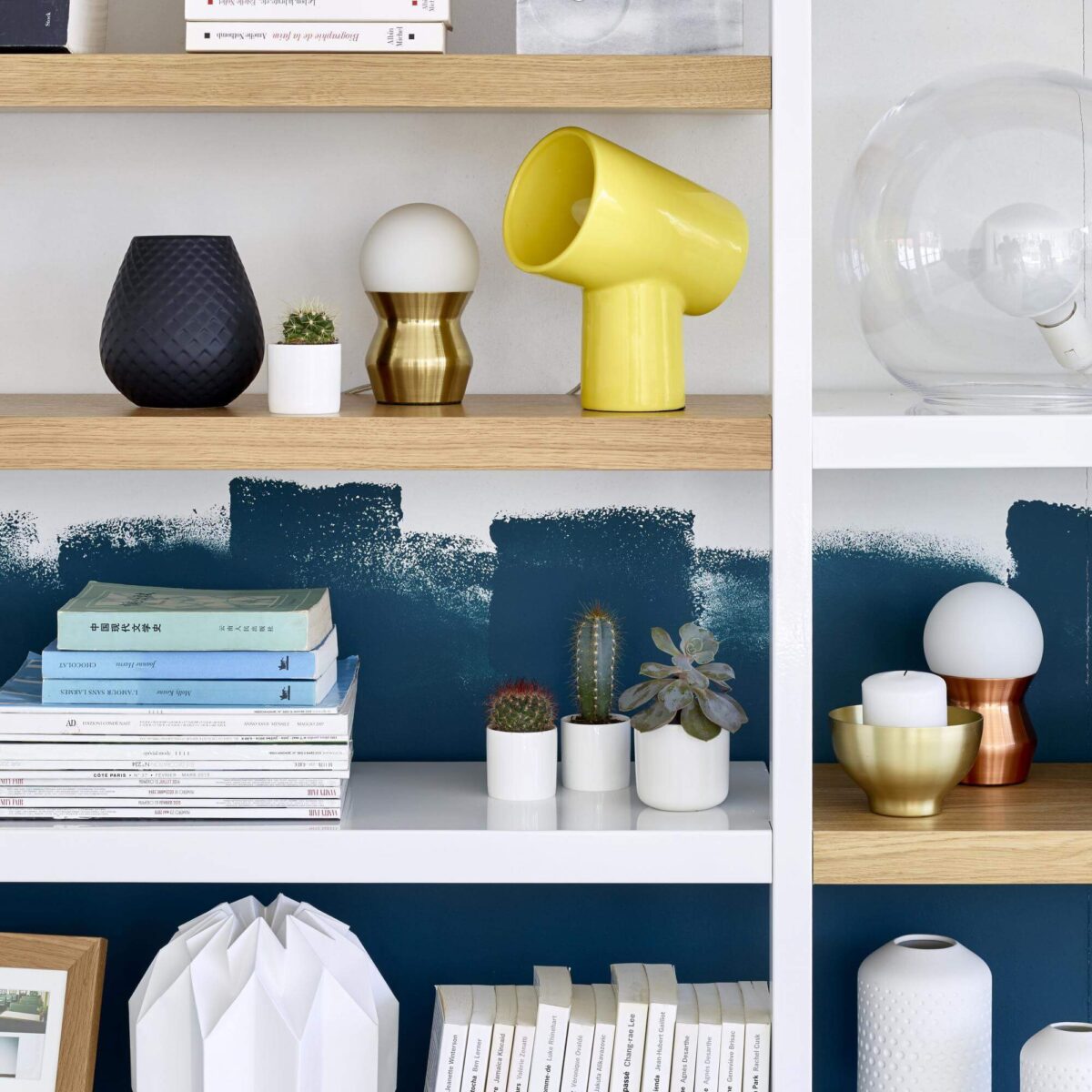 Izmo II Μίνι επιτραπέζιο φωτιστικό από γυαλί και μέταλλο - 19 cm - Χρυσό - Image 4