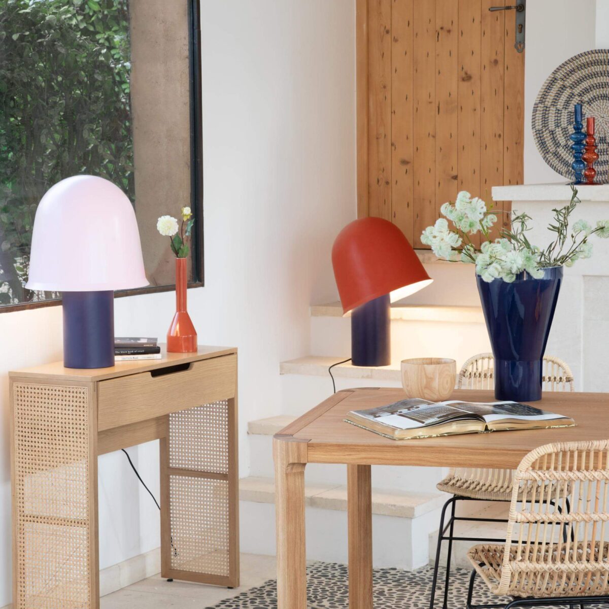 Sofia ceramic vase - 10 x 30 cm - Orange - Frederic Sofia design - Image 2