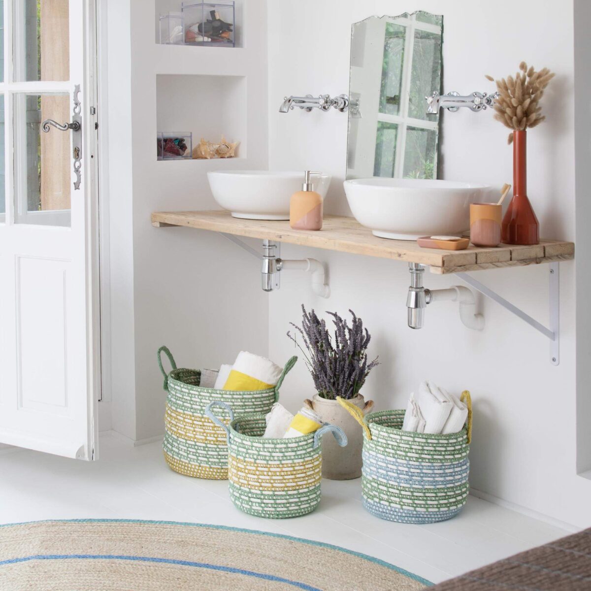 Sofia ceramic vase - 10 x 30 cm - Orange - Frederic Sofia design - Image 5