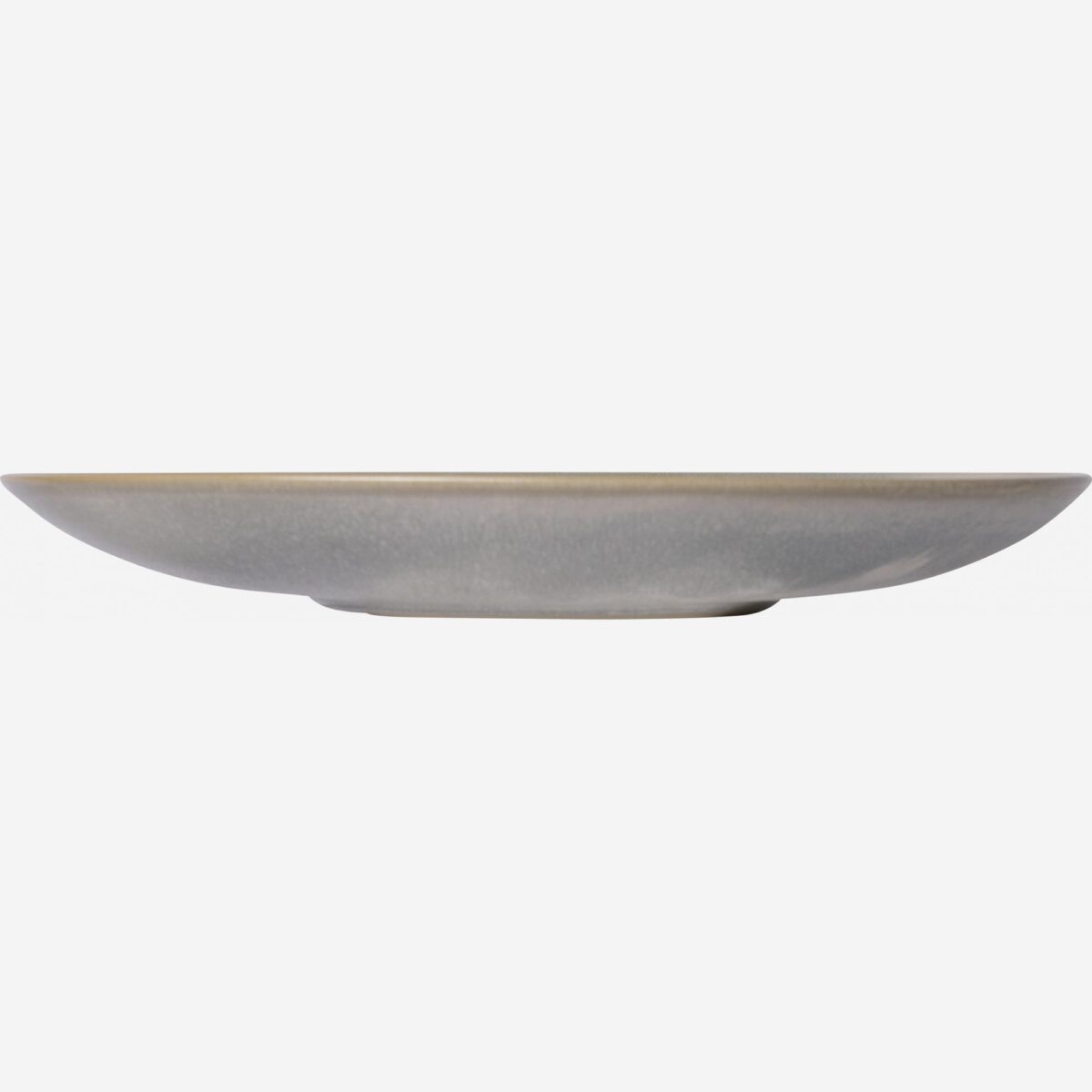 Asta Stoneware dinner plate - 25 cm - Blue and brown - Image 3