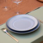 Asta Πιάτο γλυκού stoneware- 22 cm - Μπλε και καφέ - Image 2