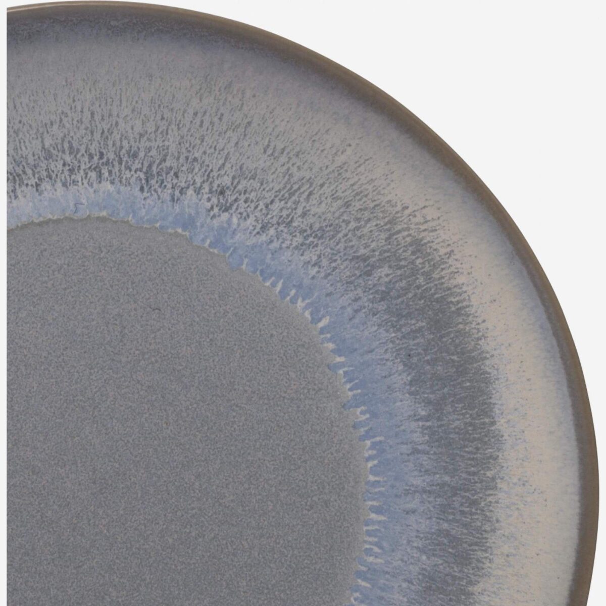 Asta Πιάτο γλυκού stoneware- 22 cm - Μπλε και καφέ - Image 4