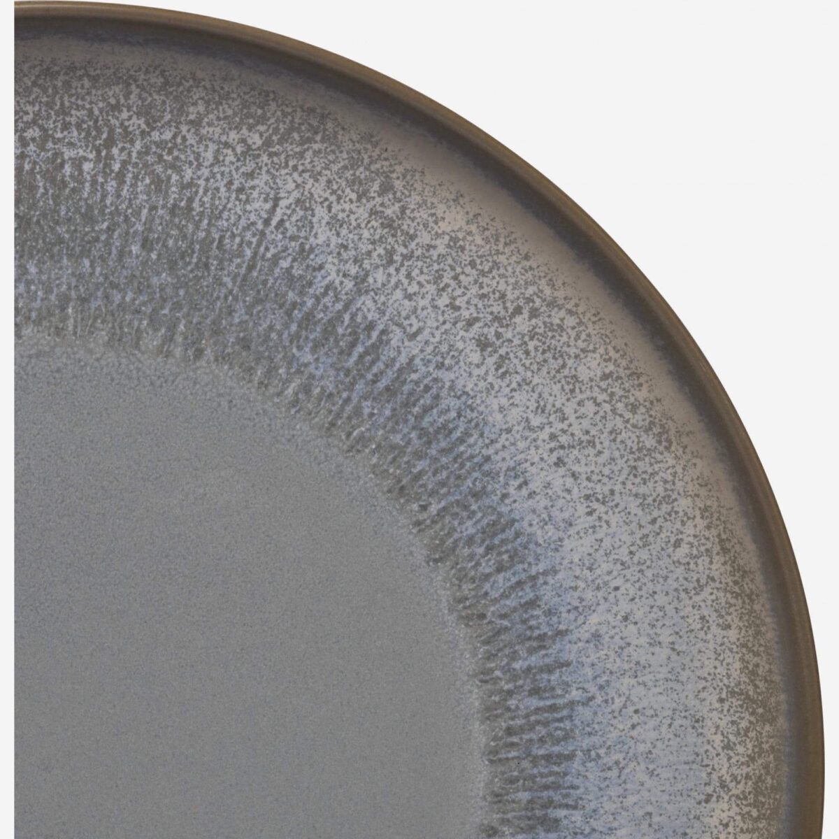 Asta Πιάτο φαγητού stoneware - 26 cm - Μπλε και καφέ - Image 4