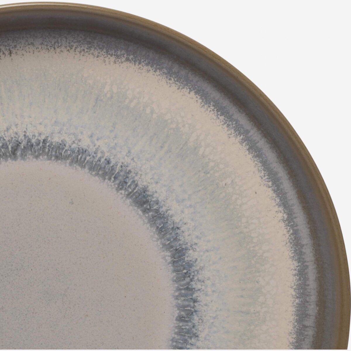 Asta Πιάτο γλυκού stoneware - 20 cm - Μπλε και καφέ - Image 4