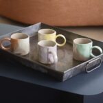 Aliona Clay mug - 350 ml - Orange - Image 2