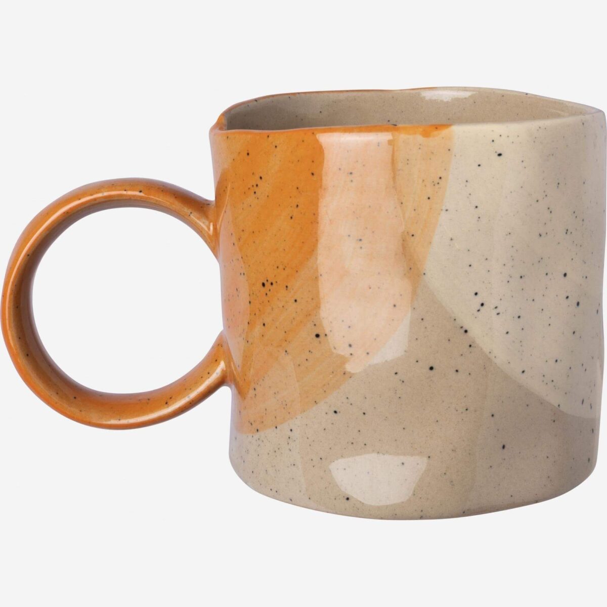 Aliona Clay mug - 350 ml - Orange - Image 3