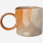 Aliona Clay mug - 350 ml - Orange - Image 3