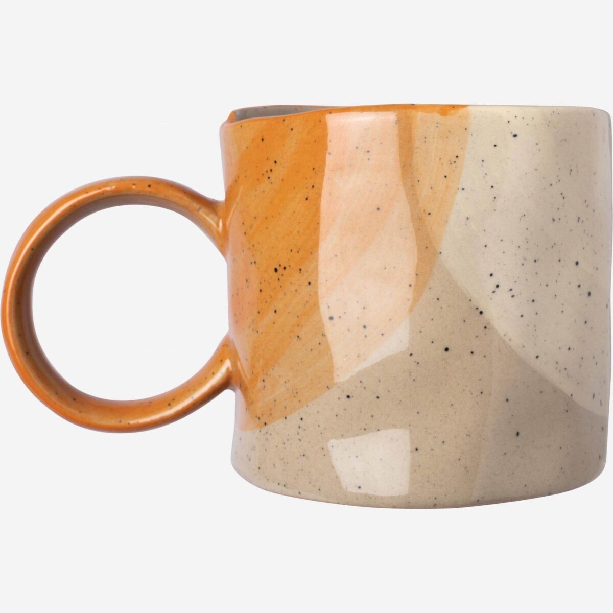 Aliona Clay mug - 350 ml - Orange - Image 4