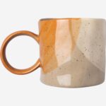 Aliona Clay mug - 350 ml - Orange - Image 4