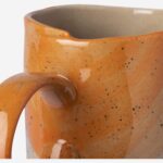 Aliona Clay mug - 350 ml - Orange - Image 5