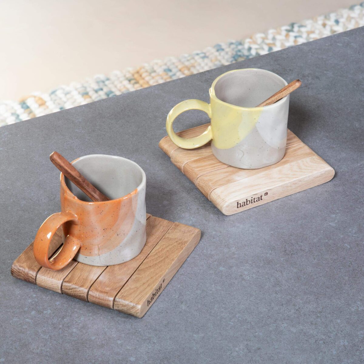 Aliona Clay mug - 350 ml - Orange - Image 7