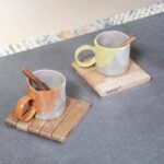 Aliona Clay mug - 350 ml - Orange - Image 7