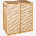 CHARLES καλάθι μπαμπού για άπλυτα φυσικό