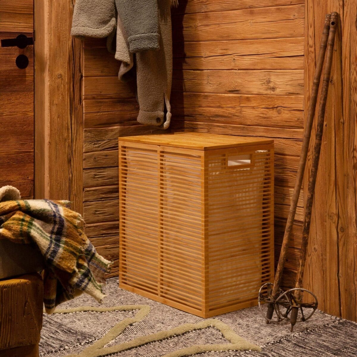 CHARLES καλάθι μπαμπού για άπλυτα φυσικό - Image 2