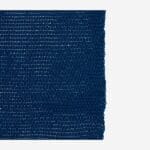 LOU Βαμβακερό πλεκτό ριχτάρι - 130 x 170 cm - Μπλε - Image 3