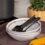 PONTON σετ μαχαιροπήρουνα 24τμχ από ανοξείδωτο ατσάλι μαύρο