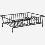 MIKADO μεταλλική πιατοθήκη μαύρη