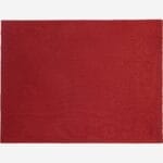 LOU knitted cotton throw burgundy-130x170 - Image 3