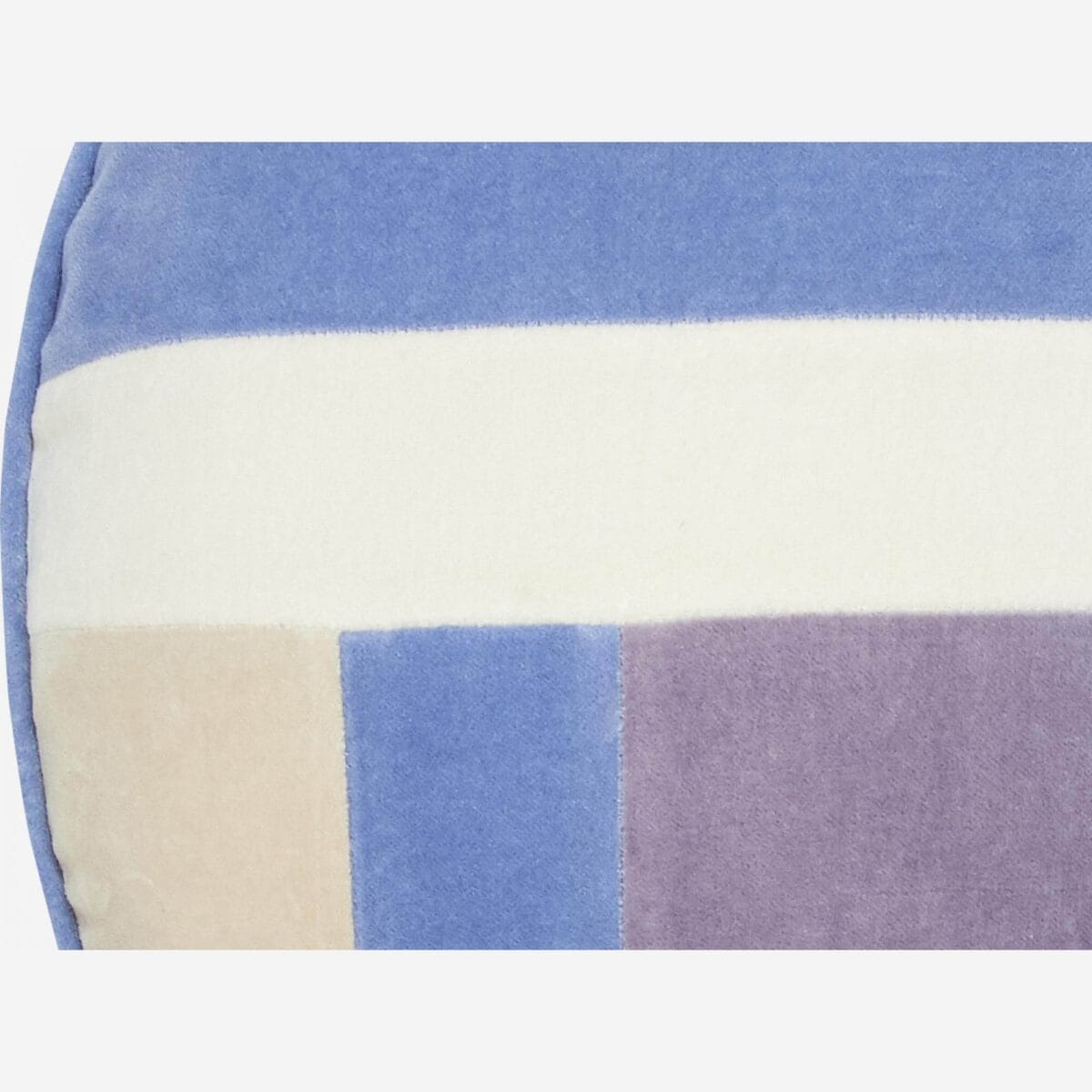 PRUNE plush round lilac pillow - Image 5