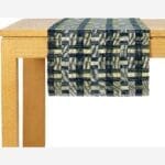 OTMAN Σετ 2 επιτραπέζιων runners - 40 x 140 cm - Πράσινο μπλε μπεζ - Image 4