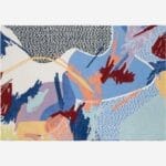 STELA χειροποίητο χαλί 170x240cm με μαλί και βαμβάκι πολύχρωμο