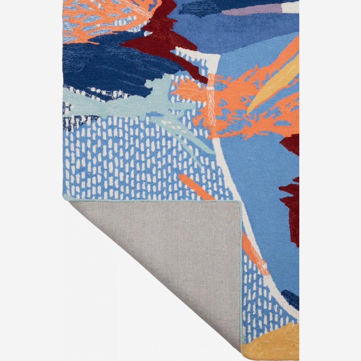 STELA χειροποίητο χαλί 170x240cm με μαλί και βαμβάκι πολύχρωμο - Image 3