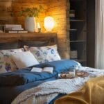 SKYE cotton duvet cover 220x240cm dark blue - Image 5