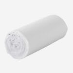 PERCALE cotton bed sheet 90x200cm white