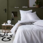 PERCALE βαμβακερό κατωσέντονο 140x200cm λευκό - Image 2