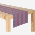 TALEB βαμβακερό runner τραπεζιού - 140 x 40 cm - κόκκινο