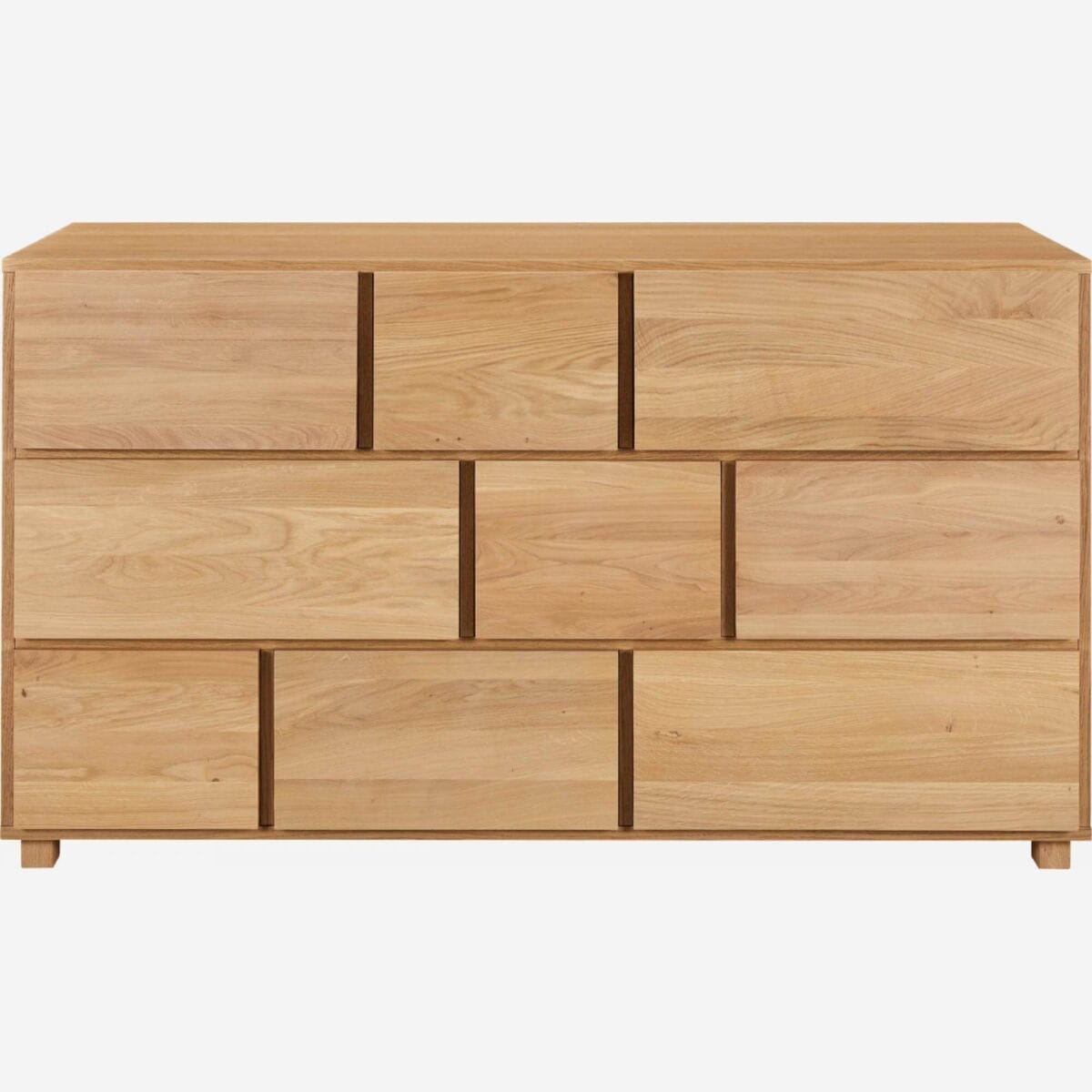 HANITA low chest of drawers natural oak - Image 3