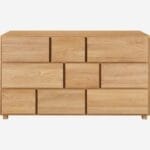 HANITA low chest of drawers natural oak - Image 3