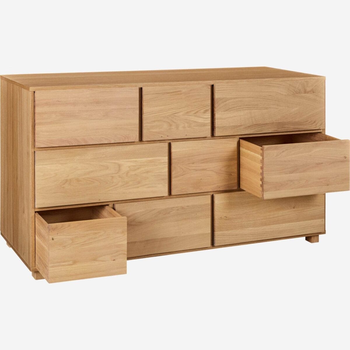 HANITA low chest of drawers natural oak - Image 4
