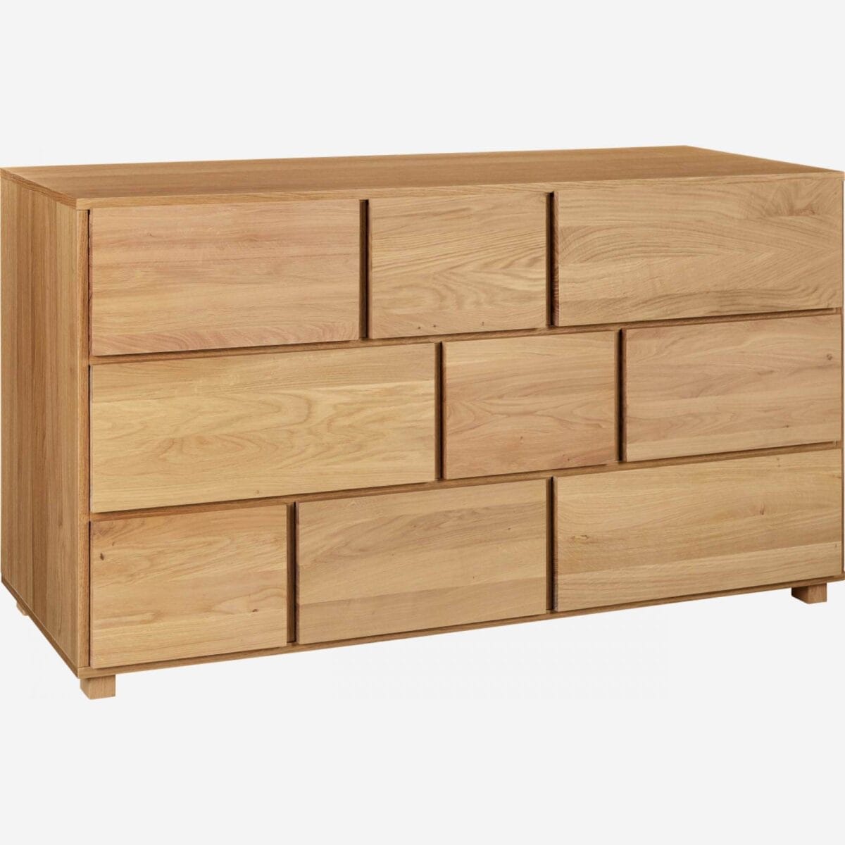 HANITA low chest of drawers natural oak - Image 5