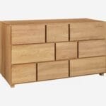 HANITA low chest of drawers natural oak - Image 5