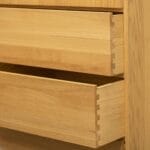 HANITA low chest of drawers natural oak - Image 10