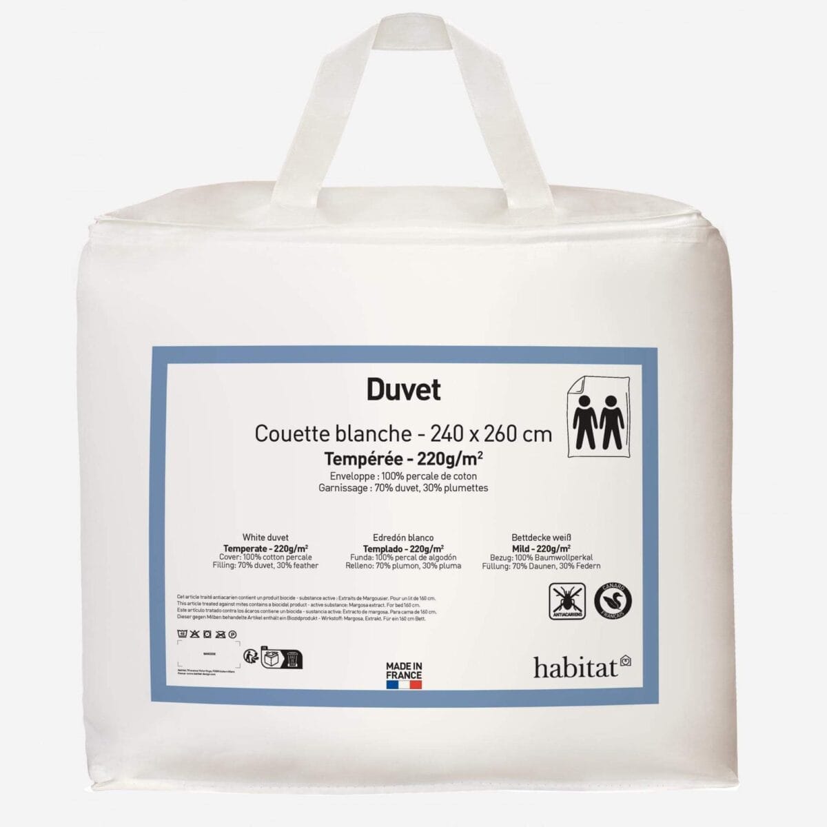 DUVET Quilt 220g QUILT 220G 240/260CM - Image 3